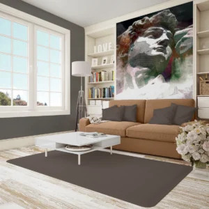 Abstract Greek Sculpture Wall Mural