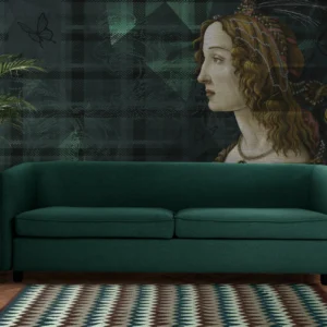 Renaissance Lady Wall Mural